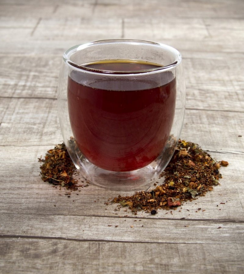 schaerf-tee-glas-V-Rooibos Harmonie Familie Schärf Bio Rooibostee